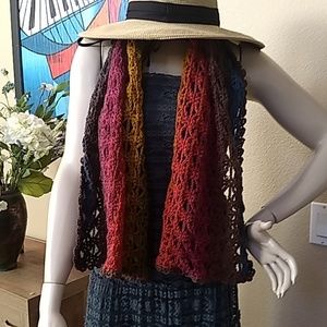 Crochet boho wrap - handmade